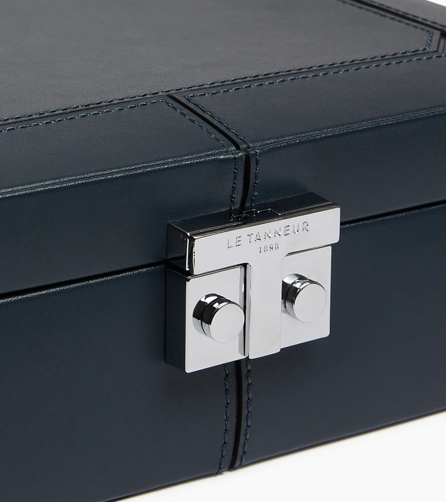 Coffret 6 montres et boutons de manchettes en cuir - Image 3
