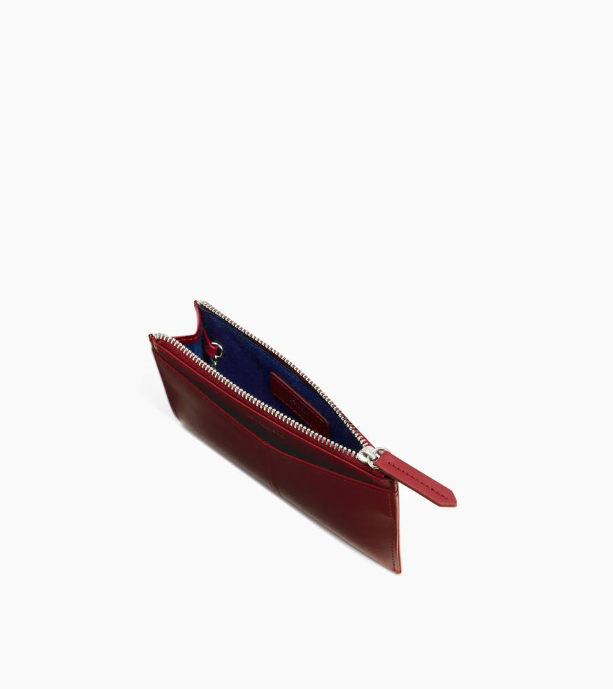 Étui clés zippé Charlotte en cuir lisse - Image 3