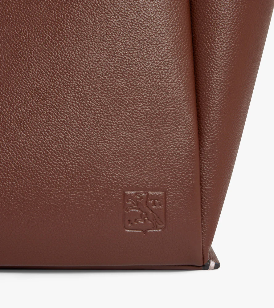 Grand sac cabas Elena en cuir grainé - Image 3