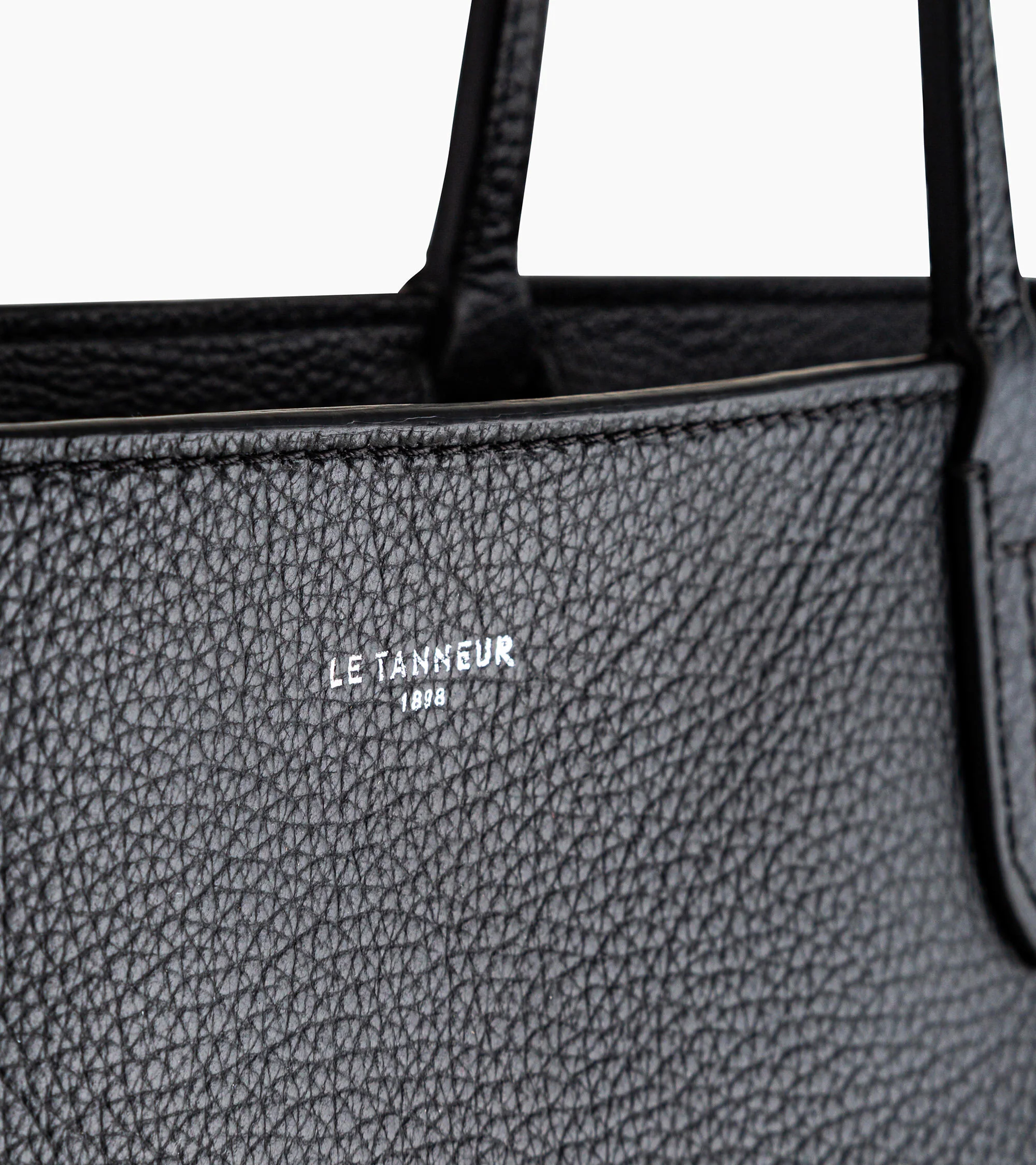 Grand sac cabas Louise en cuir grainé - Image 3