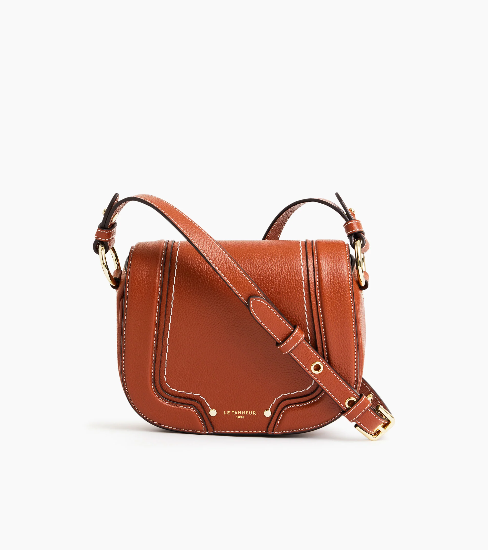 Petit sac bandoulière Ella en cuir grainé - Image 5