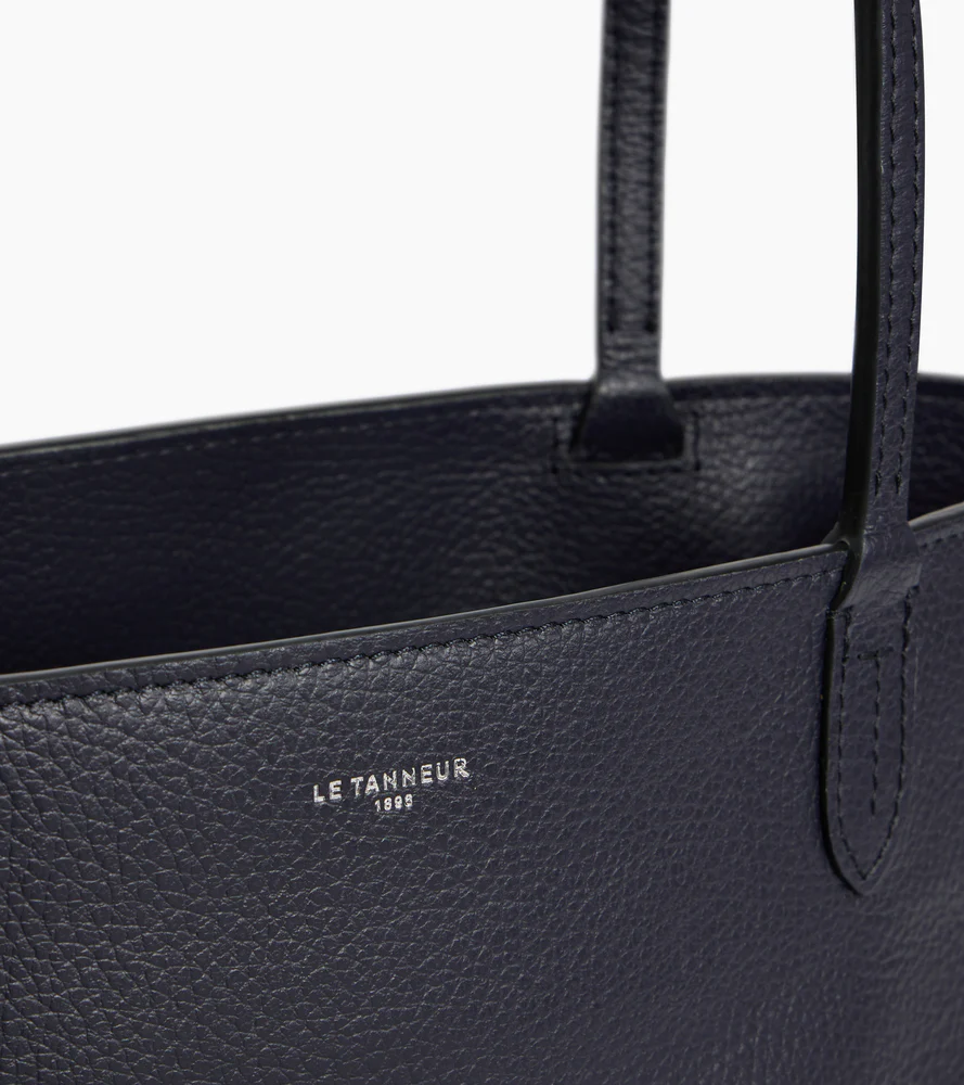 Petit sac cabas Louise en cuir grainé - Image 3