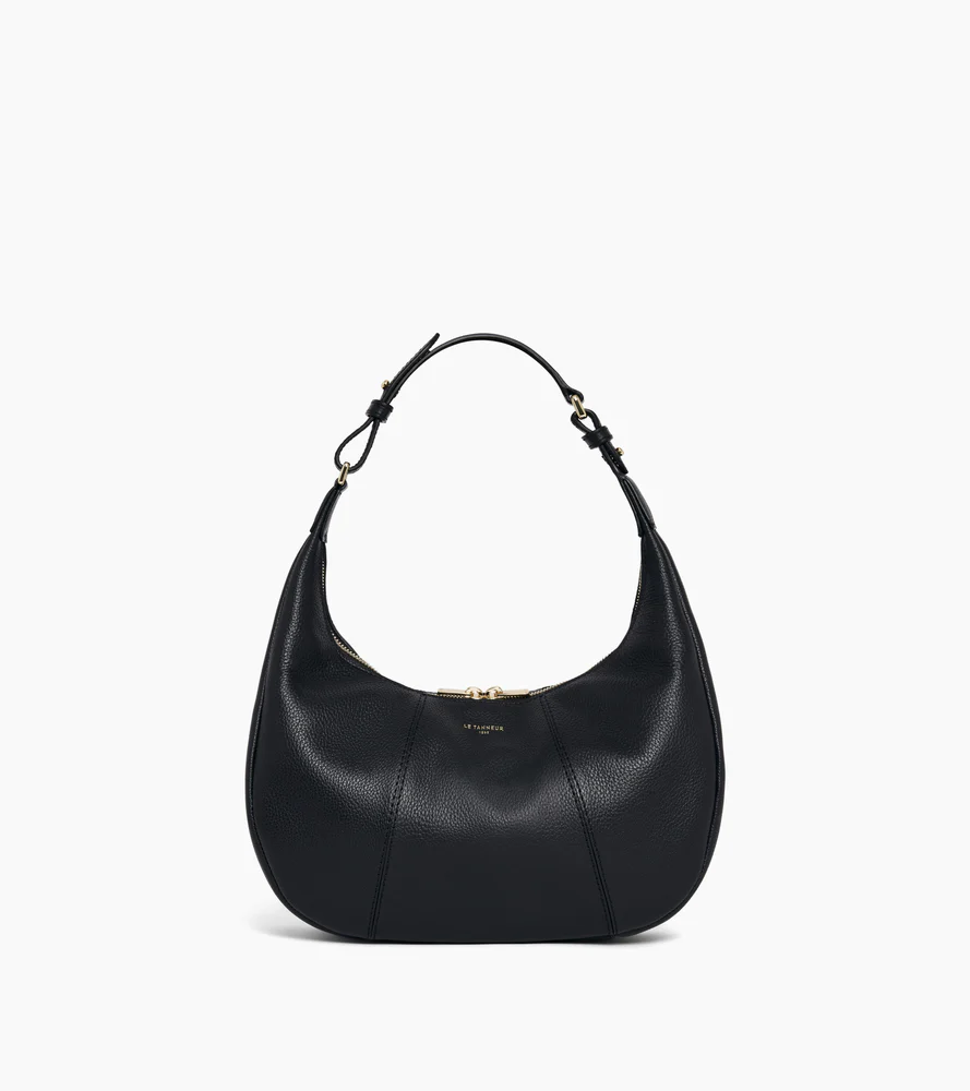 Petit sac hobo Juliette en cuir grainé - Image 5