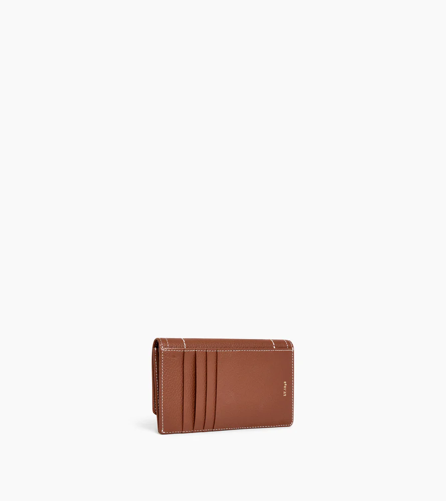 Porte cartes à rabat Ella en cuir grainé - Image 4