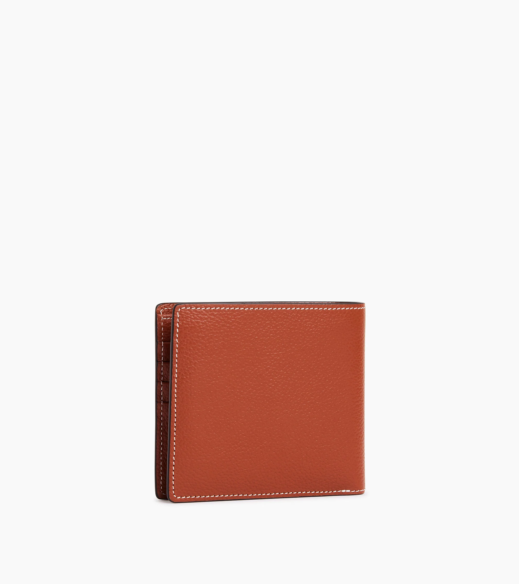 Porte cartes avec poche billets Emile en cuir grainé - Image 3