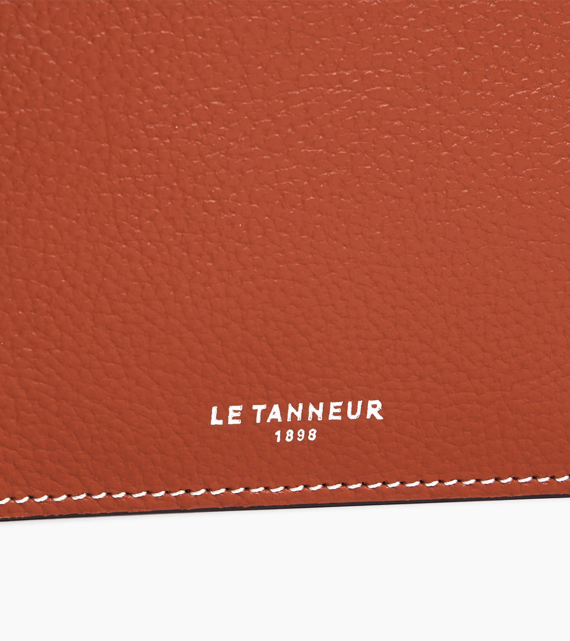 Porte cartes avec poche billets Emile en cuir grainé - Image 4