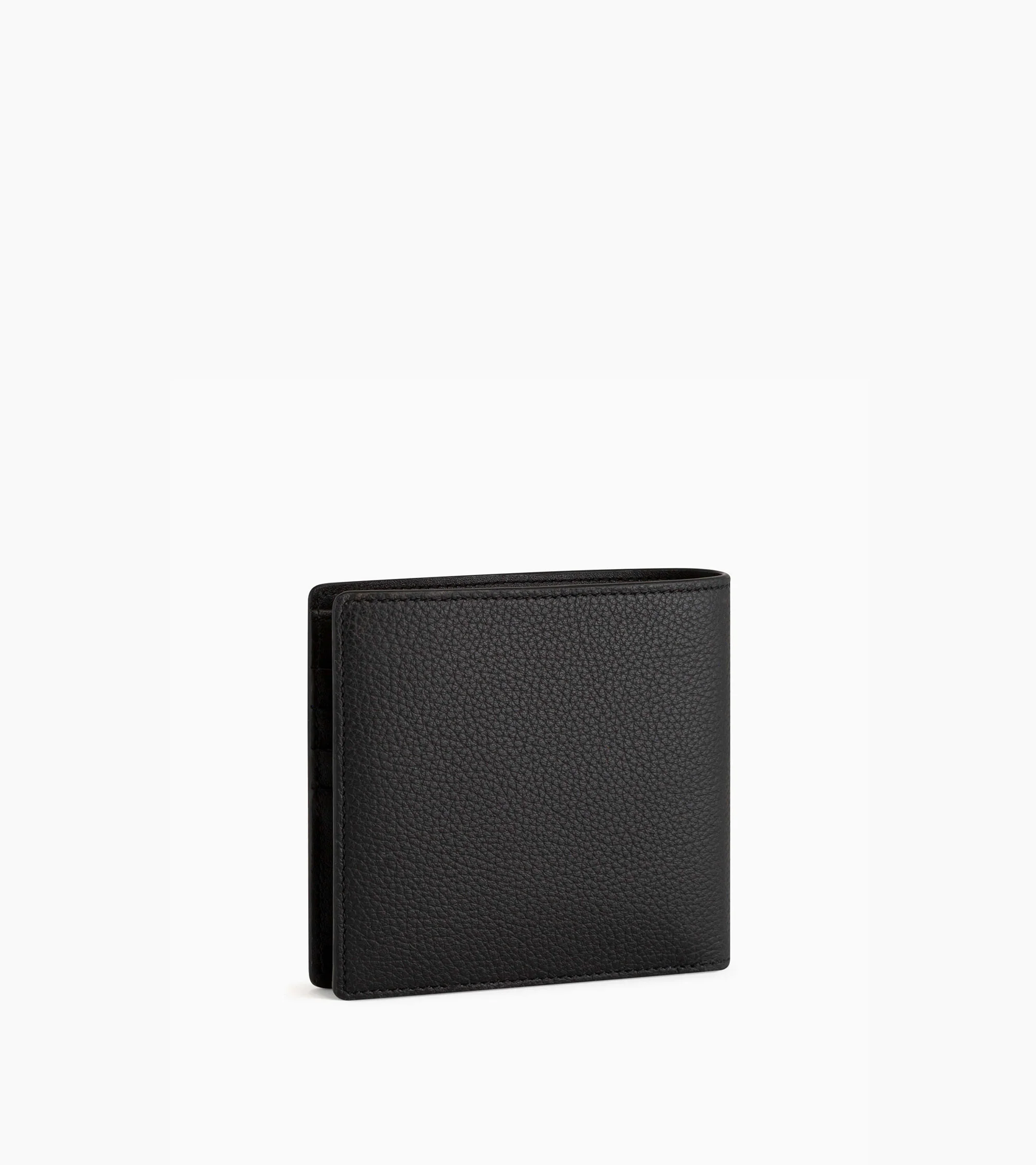 Porte cartes avec poche billets Emile en cuir grainé - Image 3