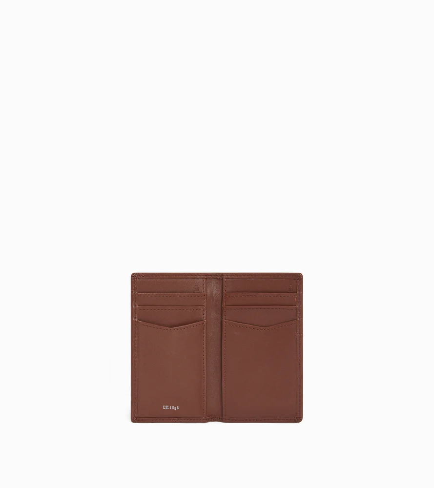 Porte cartes vertical Charlotte en cuir lisse - Image 3