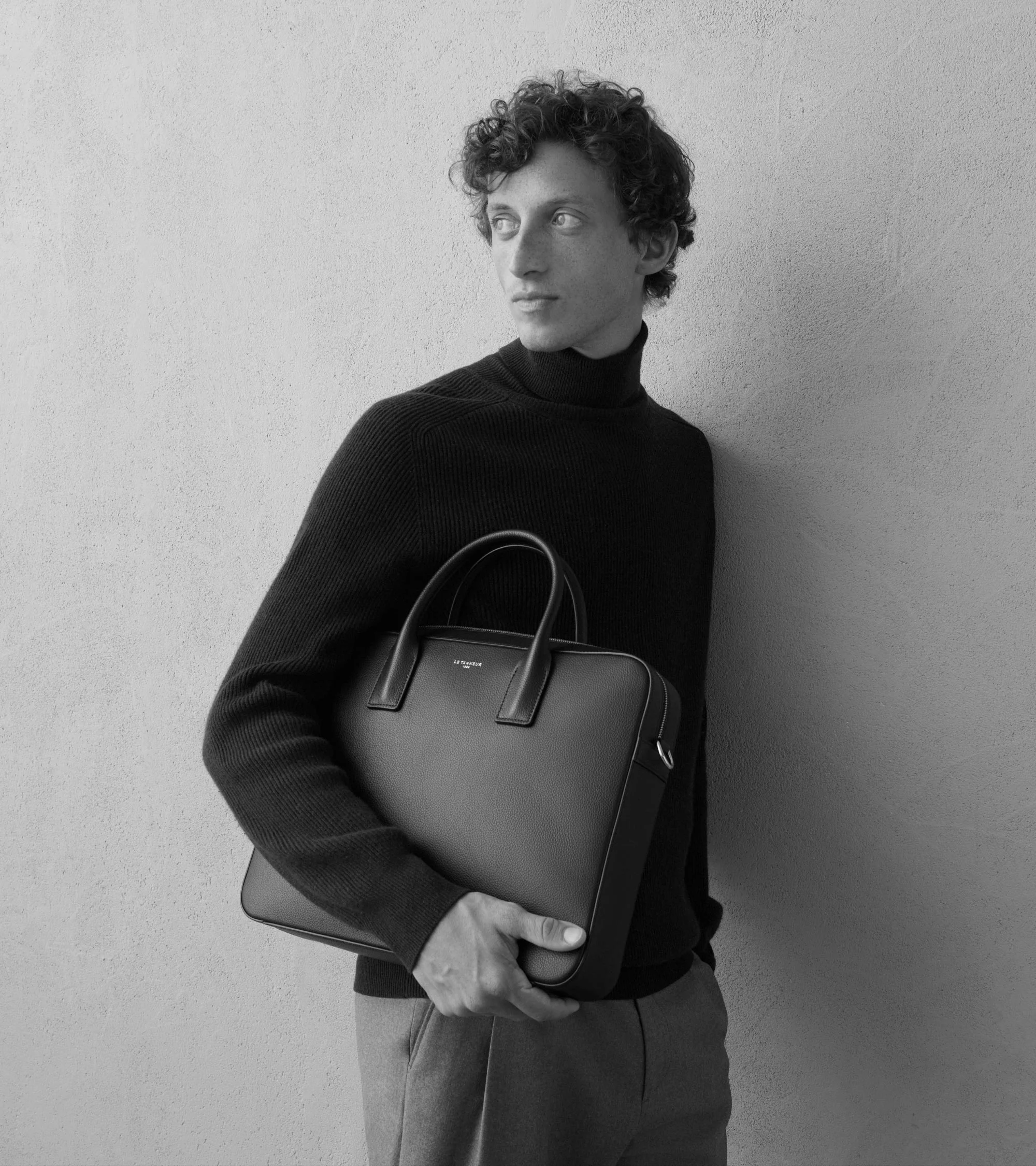 Porte documents 14" Emile en cuir grainé - Image 6