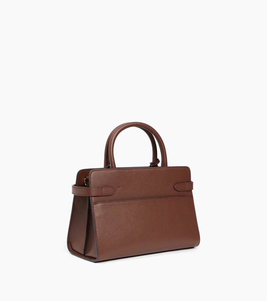 Sac à main moyen modèle Emilie en cuir grainé - Image 4