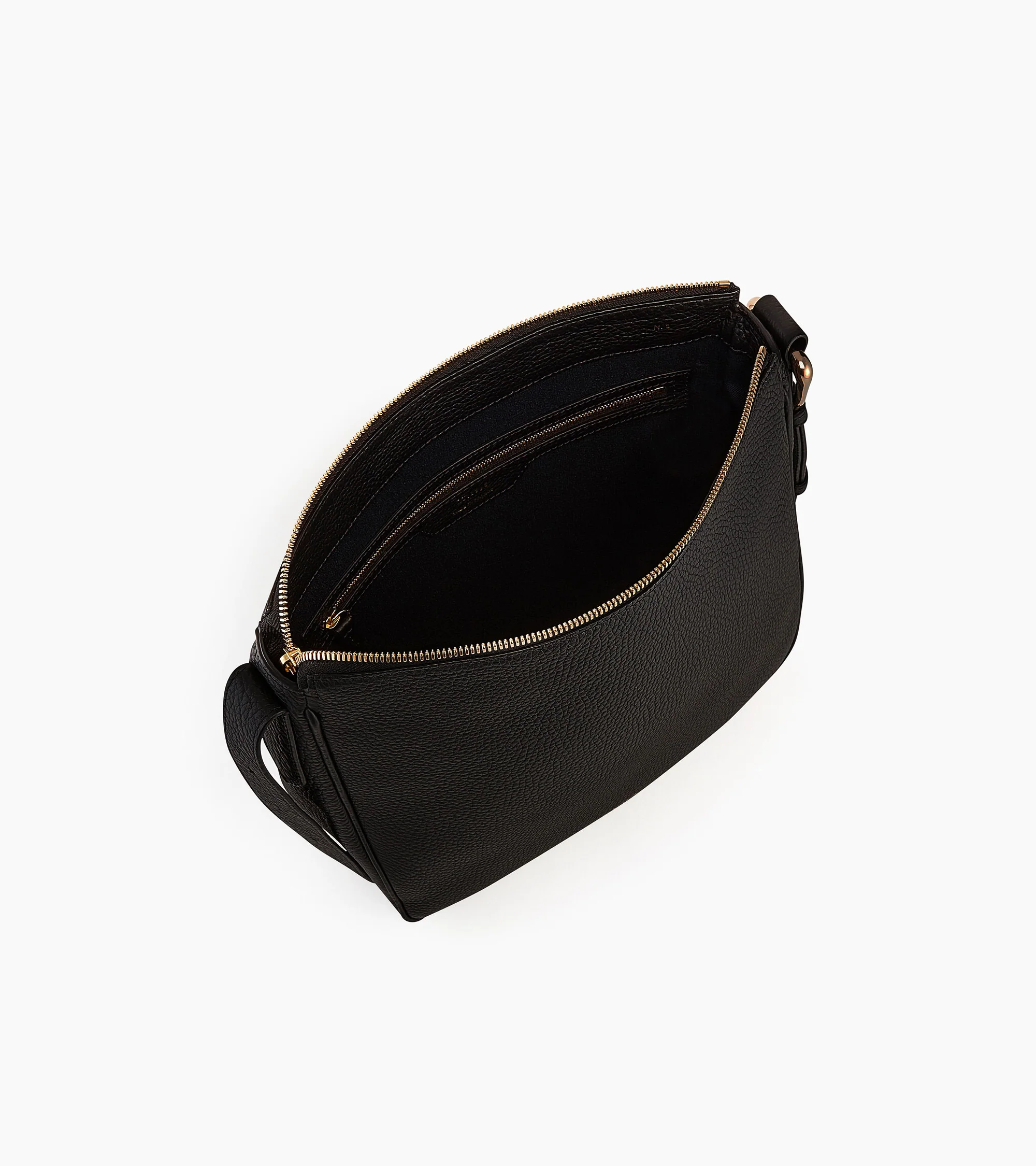 Sac hobo moyen modèle Madeleine en cuir de taurillon grainé - Image 5