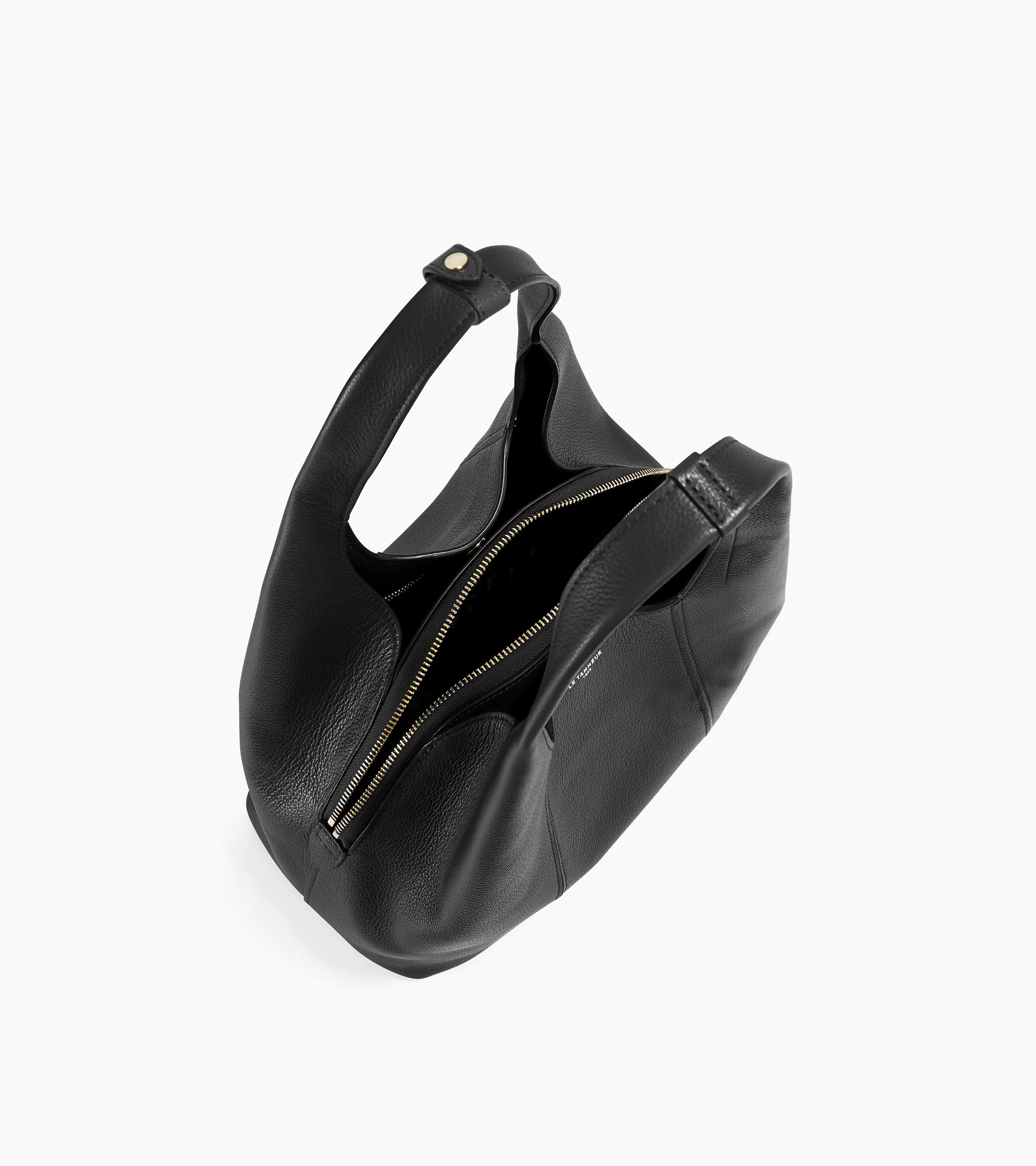 Sac porté épaule moyen modèle Juliette en cuir grainé - Image 3